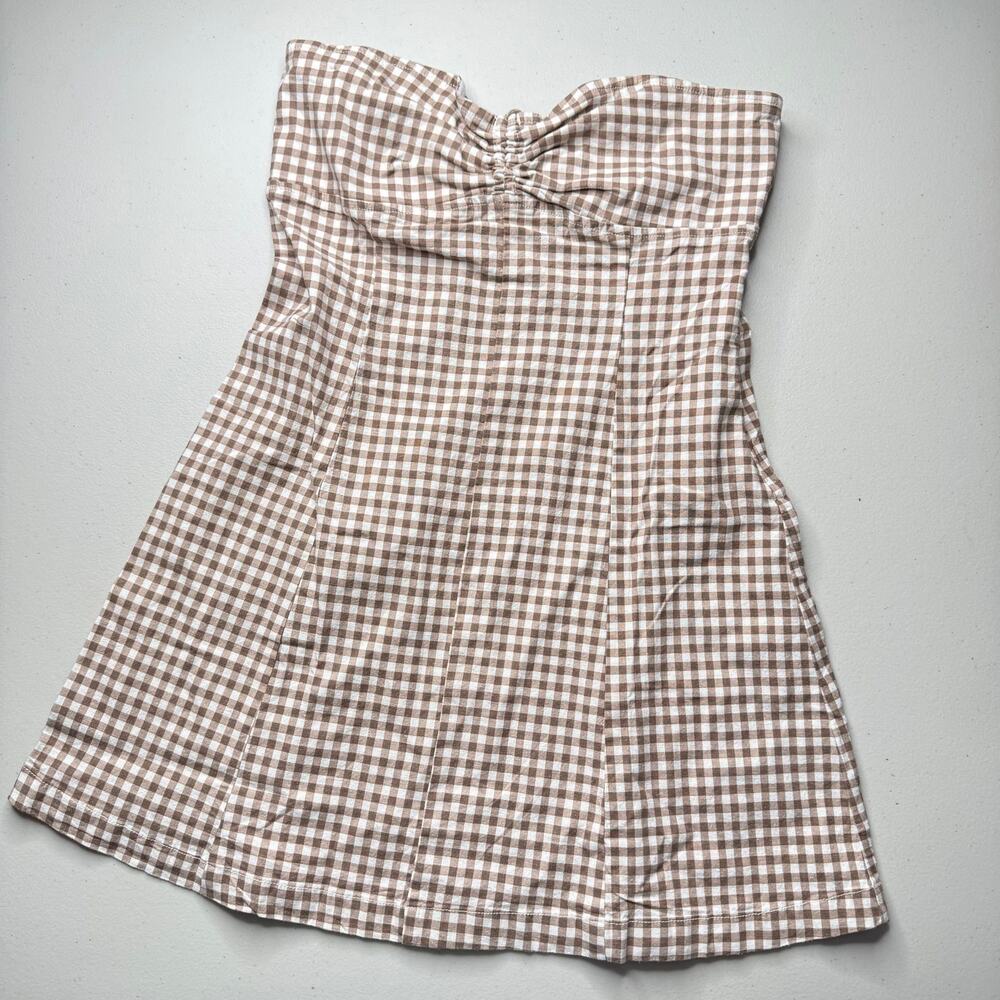 NWOT Urban Outfitters Kimchi Blue Mini Dress Size M Gingham Print